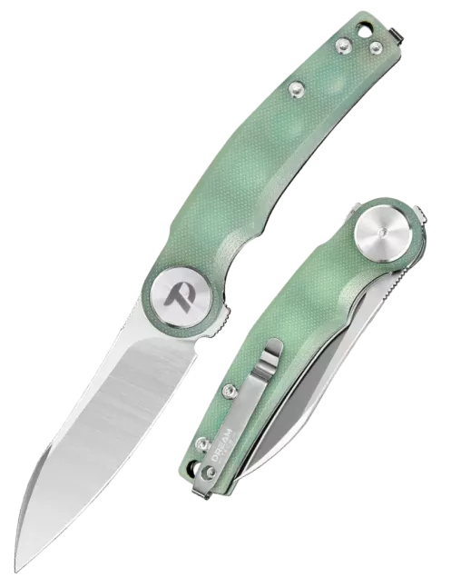 DREAMTECH D3618GJ – D2 EDC Knife Jade G10 DREAMTECH D3618GJ – D2 EDC Knife Jade G10