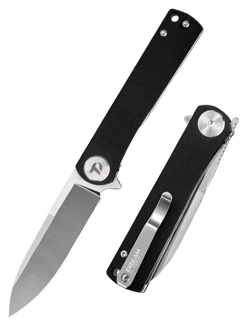 DREAMTECH D3896GB – Couteau EDC D2 G10 Noir DREAMTECH D3896GB – Couteau EDC D2 G10 Noir