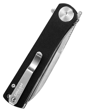 DREAMTECH D3896GB – Couteau EDC D2 G10 Noir