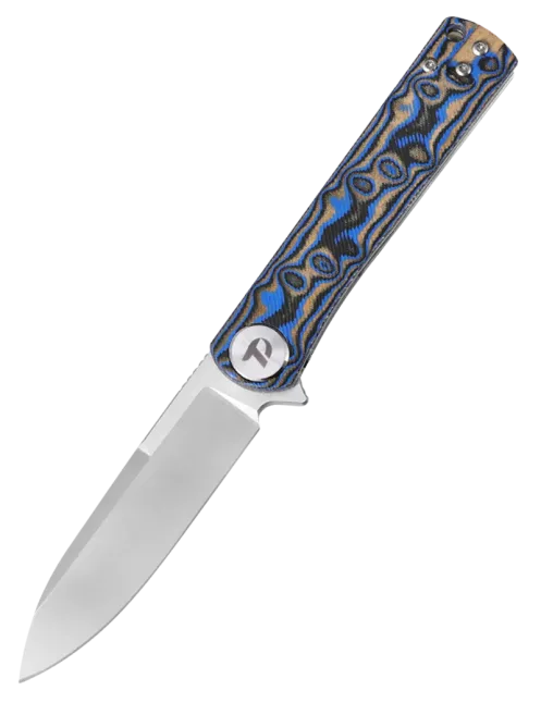 DREAMTECH D3896MBL – Couteau EDC D2 Micarta Bleu