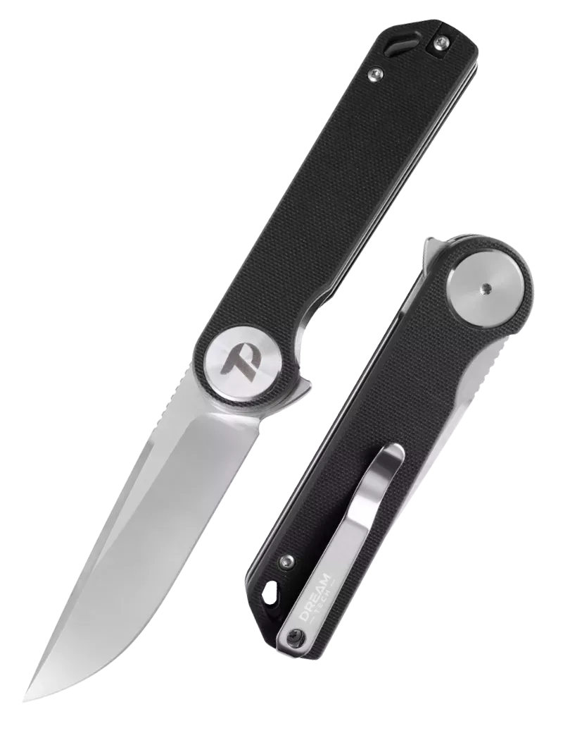 DREAMTECH D3897GB – D2 EDC Knife Black G10