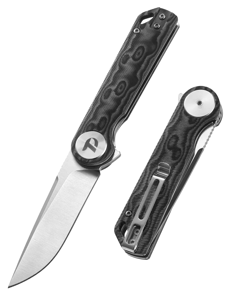 DREAMTECH D3897MG – D2 EDC Knife Camouflage Micarta