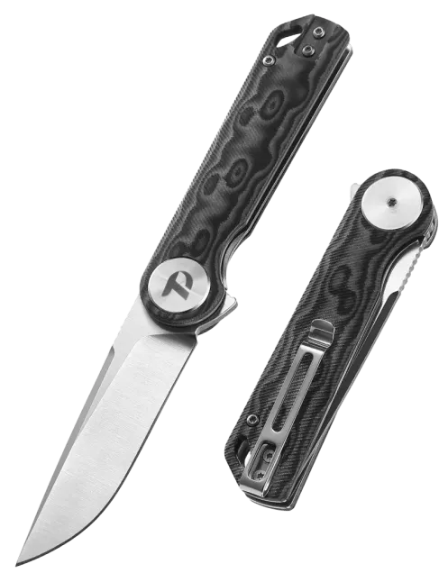 DREAMTECH D3897MG – D2 EDC Knife Camouflage Micarta