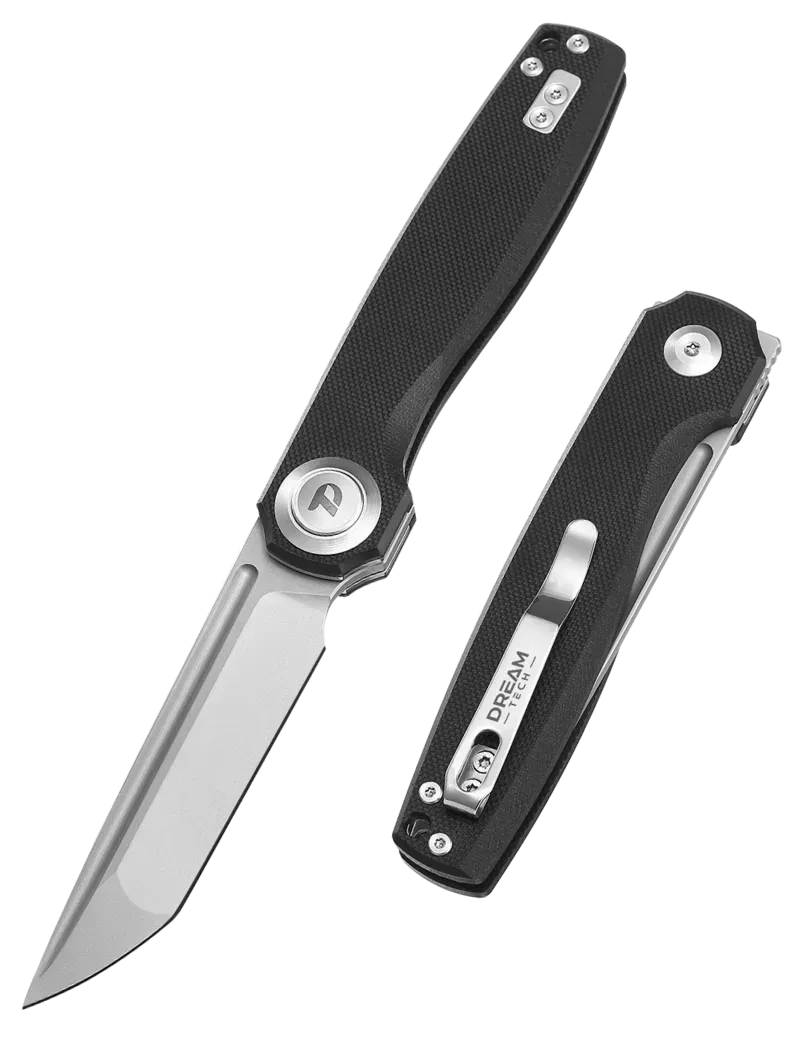 DREAMTECH D4002GB – Couteau EDC D2 Tanto G10