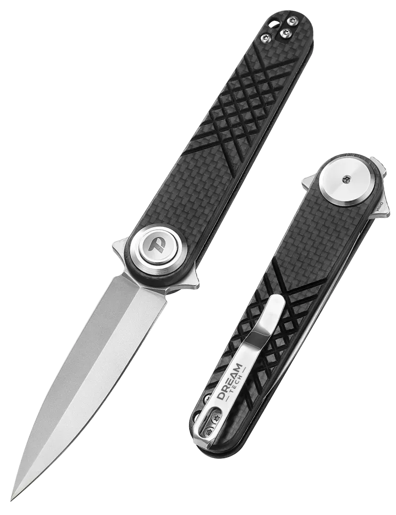 DREAMTECH D4052CF – 14C28N EDC Carbon Fiber Knife