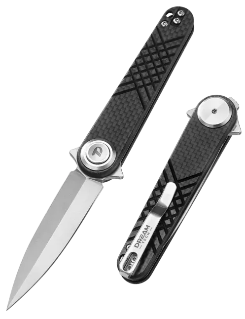 DREAMTECH D4052CF – 14C28N EDC Carbon Fiber Knife DREAMTECH D4052CF – 14C28N EDC Carbon Fiber Knife