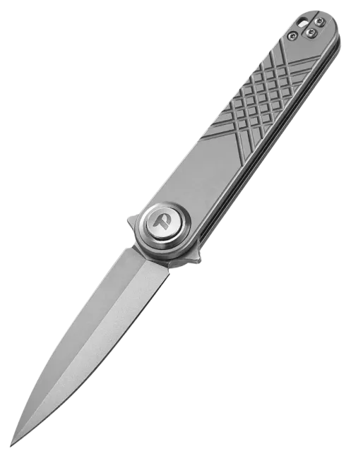 DREAMTECH D4052TG – Couteau EDC 14C28N Titane Gris