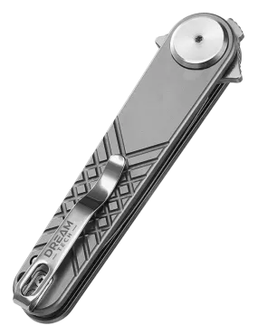DREAMTECH D4052TG – Couteau EDC 14C28N Titane Gris