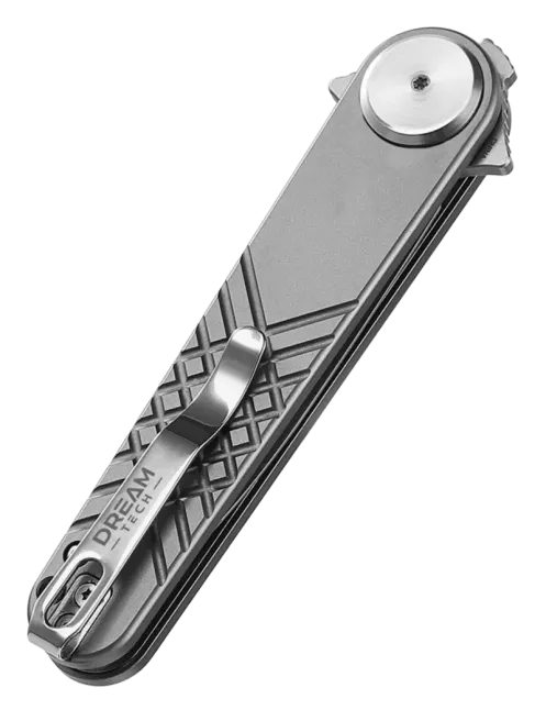 DREAMTECH D4052TG – Couteau EDC 14C28N Titane Gris