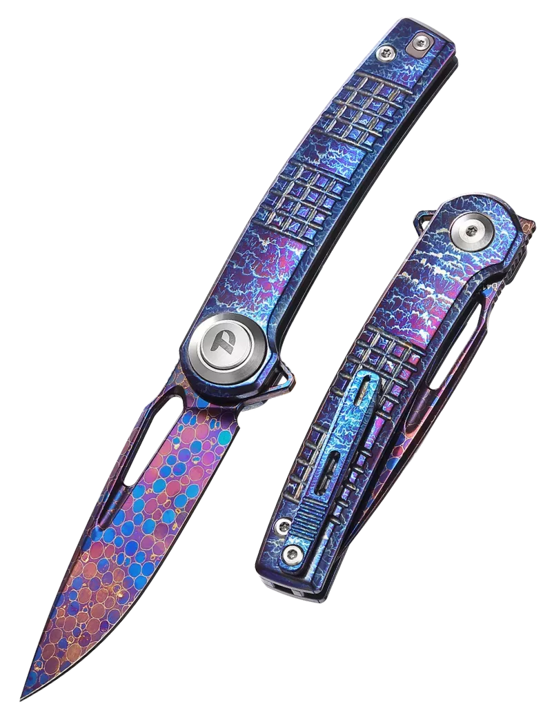 DREAMTECH D4129TF – Mosaic Damascus Titanium EDC Knife
