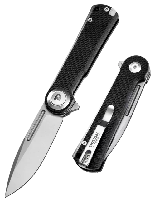 DREAMTECH D4134GB – D2 EDC Knife Black G10 DREAMTECH D4134GB – D2 EDC Knife Black G10