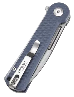 DREAMTECH D4134GBL – Couteau EDC D2 G10 Bleu