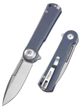 DREAMTECH D4134GBL – Couteau EDC D2 G10 Bleu