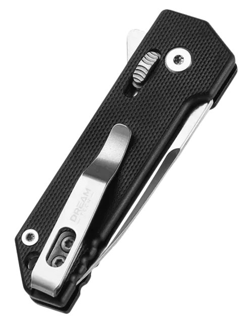 DREAMTECH D4251GB – Couteau EDC Compact D2 G10 Noir