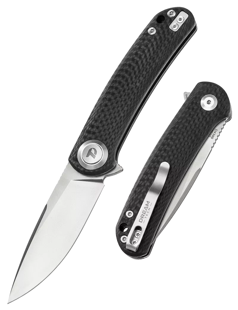 DREAMTECH D4389C – Couteau EDC VG10 Fibre de Carbone