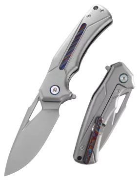 DREAMTECH D9402G – Couteau EDC M390 Titane Zirconium Damas