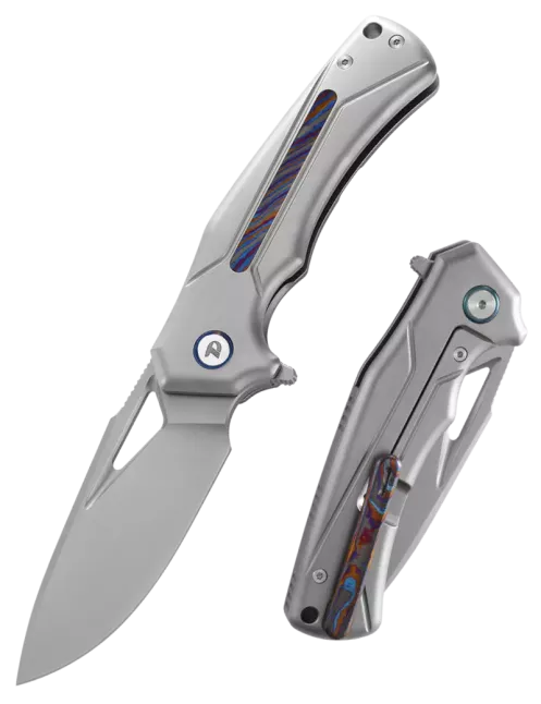 DREAMTECH D9402G – Couteau EDC M390 Titane Zirconium Damas DREAMTECH D9402G – Couteau EDC M390 Titane Zirconium Damas