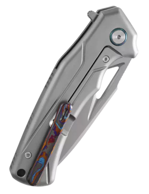 DREAMTECH D9402G – Couteau EDC M390 Titane Zirconium Damas