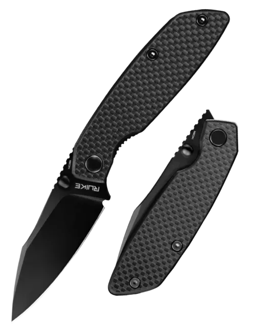 RUIKE P746-CB2 – Couteau EDC 14C28N Noir G10