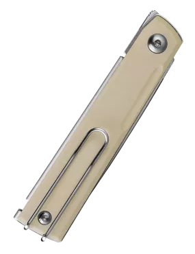 RUIKE D712-T – Couteau EDC 8Cr13MoV G10 Blanc