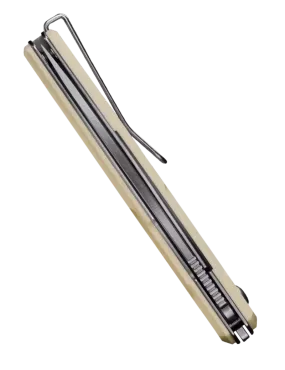 RUIKE D712-T – Couteau EDC 8Cr13MoV G10 Blanc