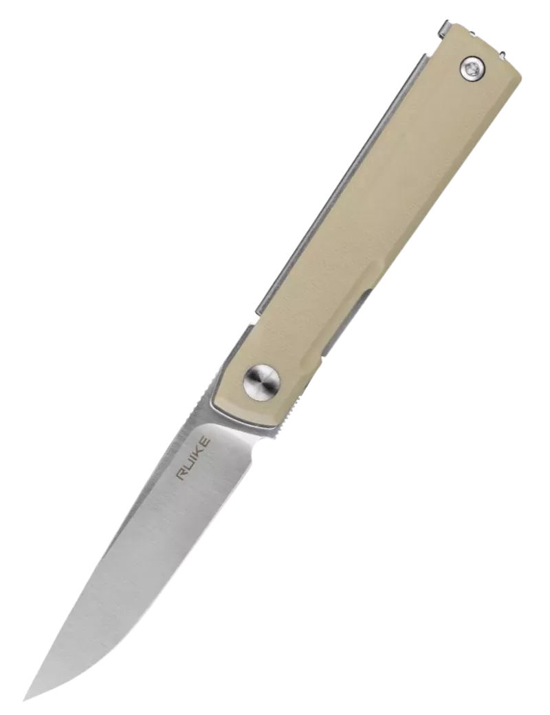 RUIKE D712-T – Couteau EDC 8Cr13MoV G10 Blanc