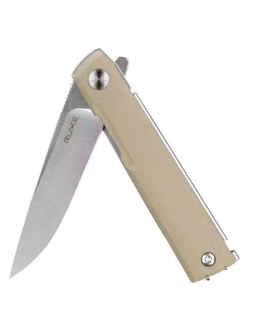 RUIKE D712-T – Couteau EDC 8Cr13MoV G10 Blanc