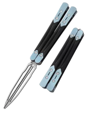 DREAMTECH D4548SBL – 7Cr17 Aluminum Titanium Balisong Trainer