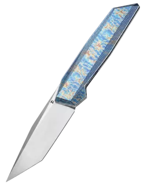 DREAMTECH D4458TF – CPM20CV Tanto EDC Knife Flame Titanium