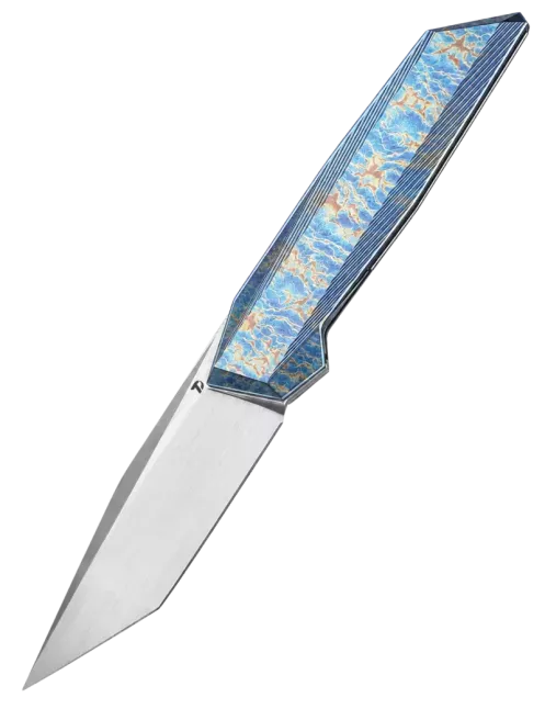 DREAMTECH D4458TF – Couteau EDC CPM20CV Tanto Titane Flame
