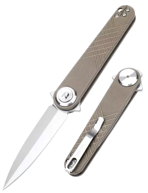 DREAMTECH D4052GD – 14C28N EDC Knife Desert Tan G10 DREAMTECH D4052GD – 14C28N EDC Knife Desert Tan G10