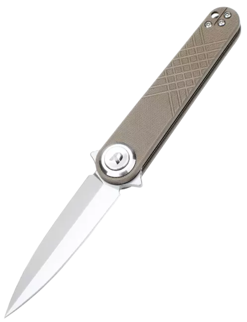 DREAMTECH D4052GD – 14C28N EDC Knife Desert Tan G10