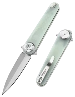 DREAMTECH D4052GJ – Couteau EDC 14C28N G10 Jade