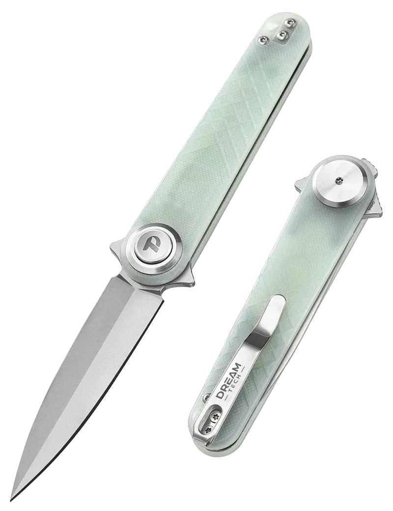 DREAMTECH D4052GJ – Couteau EDC 14C28N G10 Jade