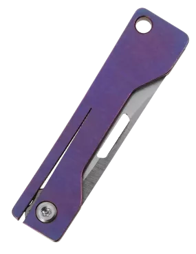 DREAMTECH D4024TP – Mini Couteau EDC Drop Point Violet