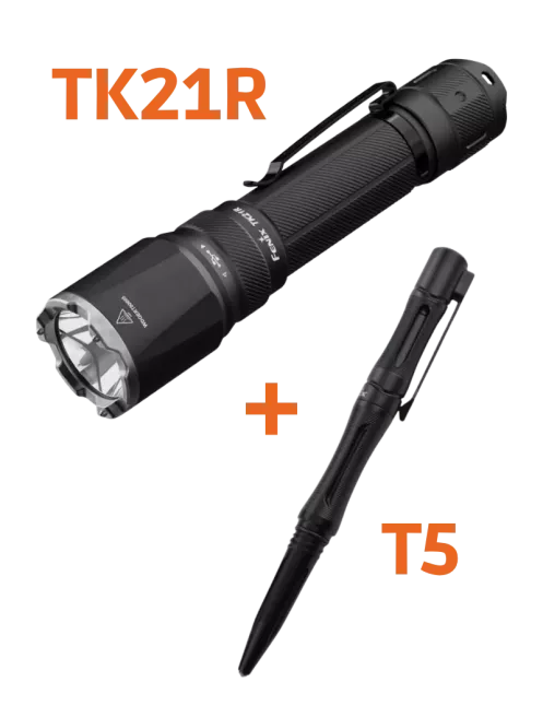 FENIX TK21R + T5 Kit – Lampe Tactique 3600 lm