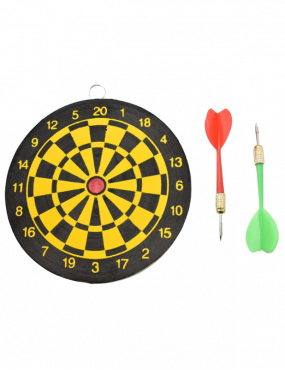15cm Target for Shuriken and Darts - Reversible with 2 Darts Included