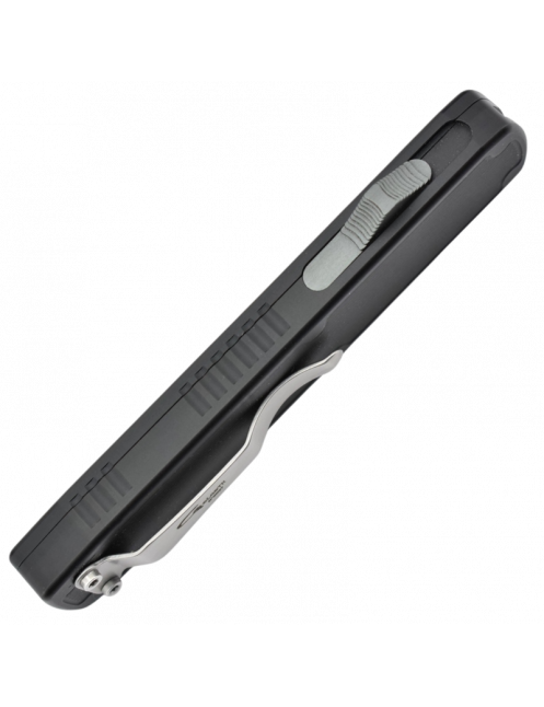 GOLGOTH G1 OTF Automatic Knife - D2 Blade and Black Aluminum Handle