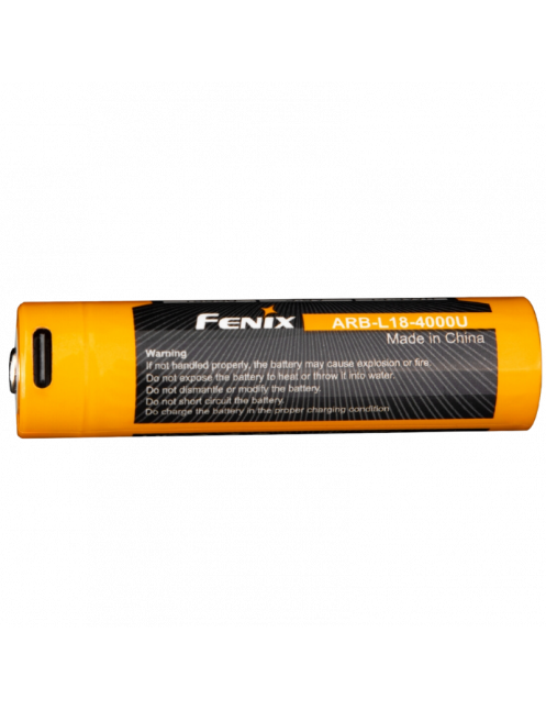 FENIX ARBL18-4000U – Batterie 18650 USB-C 4000mAh