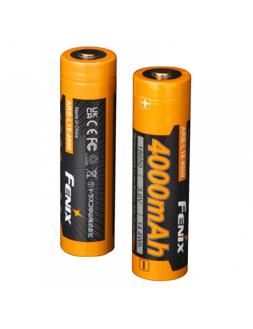 FENIX ARBL18-4000 – Batterie rechargeable 18650 4000mAh