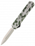 Couteau Automatique OTF Golgoth, Lame D2 Double Tranchant, Serrations,