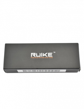 Ruike P671CB Noir lame acier 14C28N manche G10 et fibre de carbone