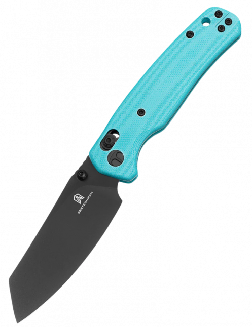 Bestechman Cicada’s Wing BMK06J Folding Knife Blue G10