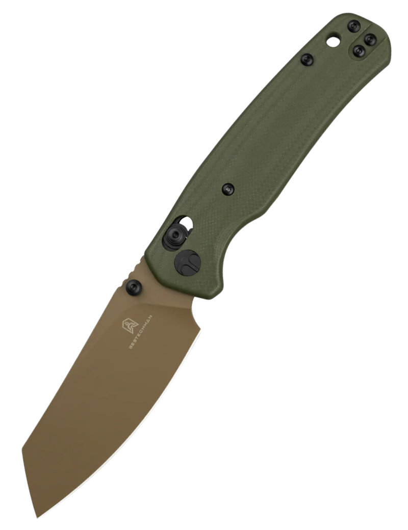 Bestechman Cicada’s Wing BMK06C Folding Knife OD Green G10