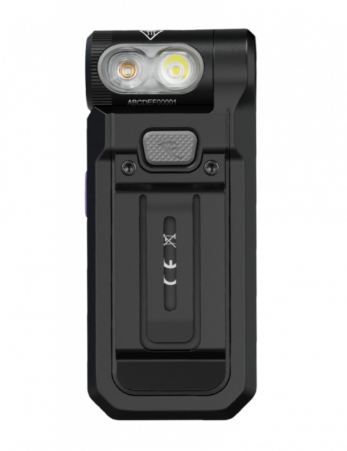 FENIX SW05R-UV Black – Lampe rechargeable UV 150 lumens