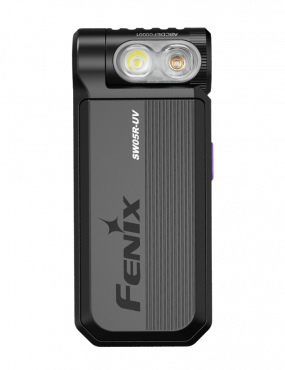 FENIX SW05R-UV Black – Lampe rechargeable UV 150 lumens