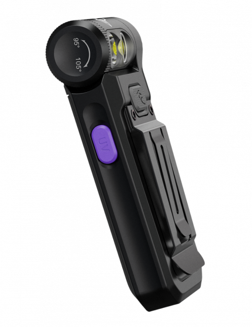 FENIX SW05R-UV Black – Lampe rechargeable UV 150 lumens