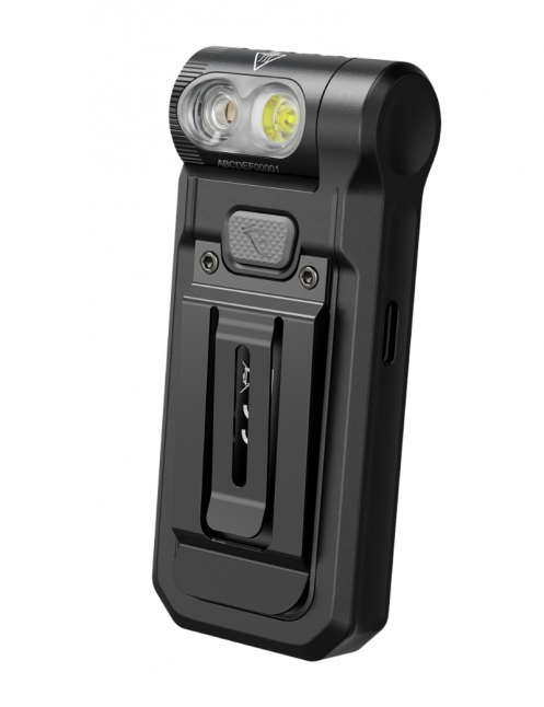 FENIX SW05R-UV Black – Lampe rechargeable UV 150 lumens