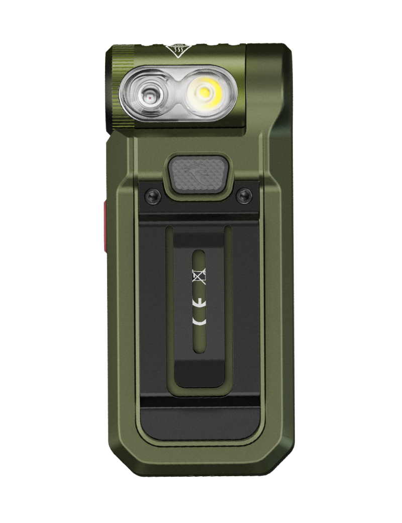 FENIX - SW05R-RED Spruce Green - Lampe rechargeable 150 lumens