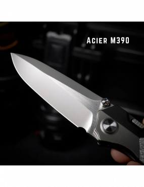 REMETTE - RT-Meteor Knife Titanium Handle M390 Blade RTPT-B